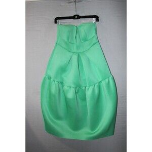 ASOS Designer Midi Dress Size 6 Strapless Bodice Structured Angular Bubble Skirt